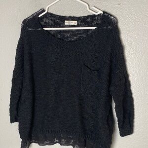 Abercrombie & Fitch Black Knit Women's Sweater